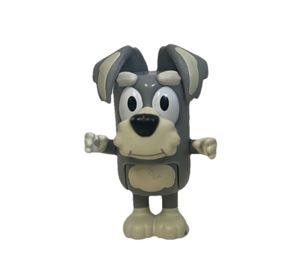 Bluey Dog The Terriers Gray Single Terrier Replacement Figure 2" Moose Ludo